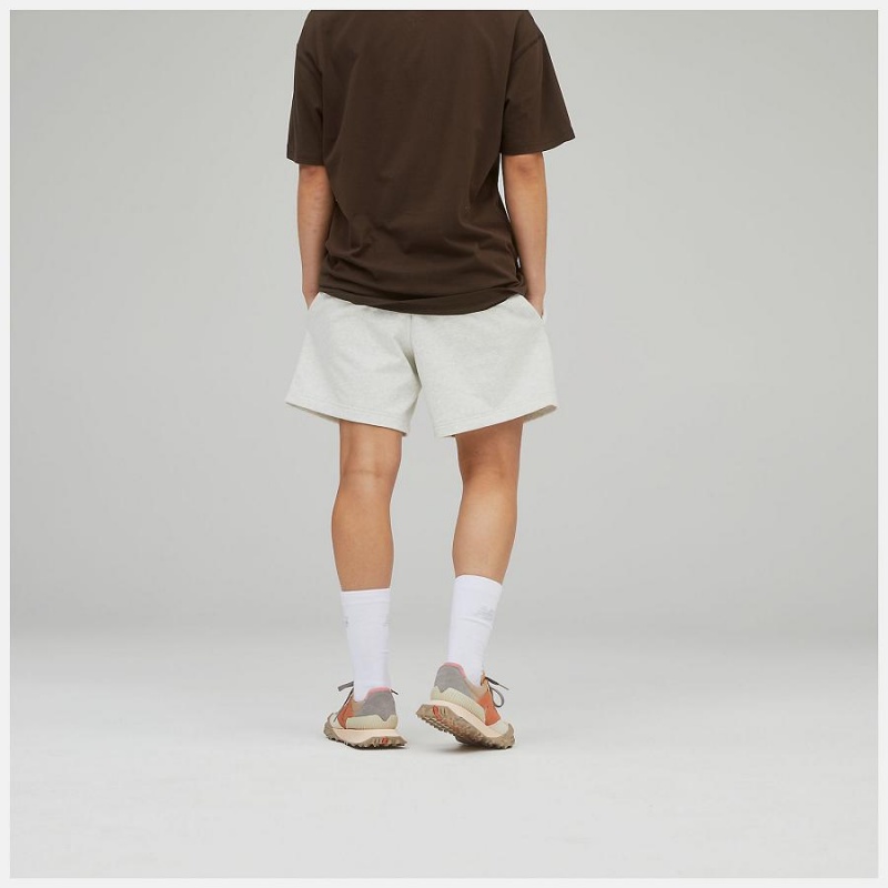 Short New Balance Uni-ssentials French Terry Mujer Blancas | EC 2155MA