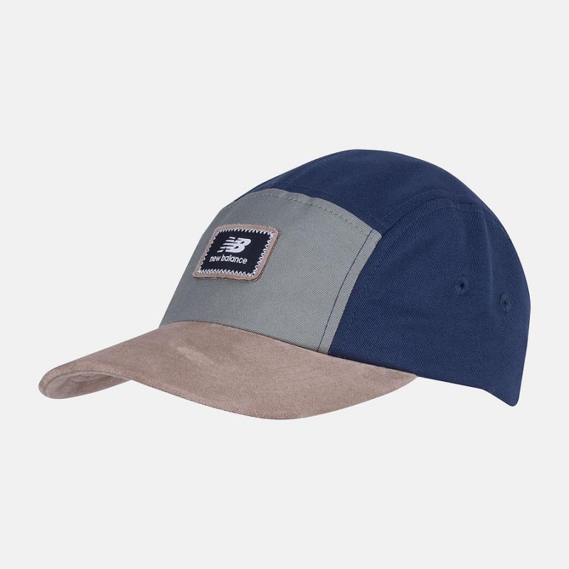 Sombreros New Balance 5 Panel Curved Brim Lifestyle Mujer Azul Marino | EC 1967ZG