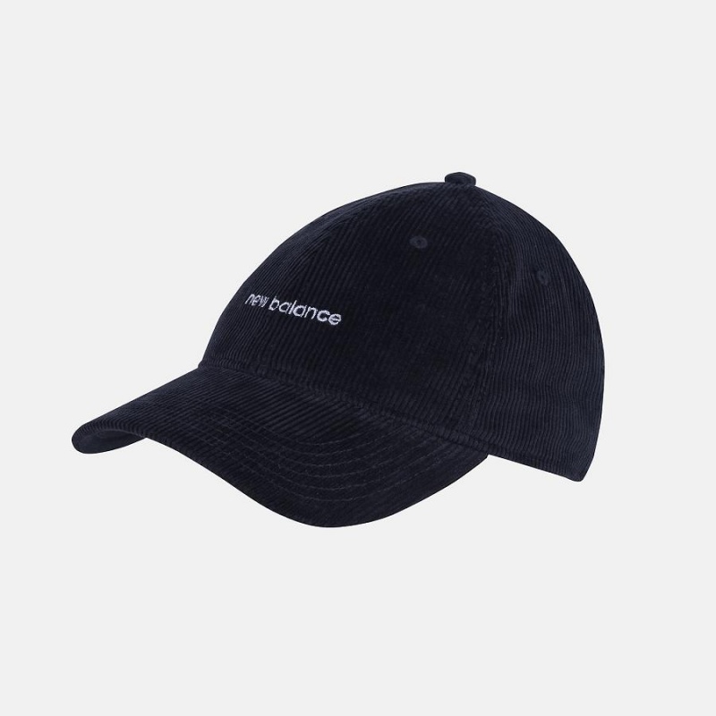 Sombreros New Balance Washed Corduroy 6 Panel Classic Mujer Negras | EC 2005YU