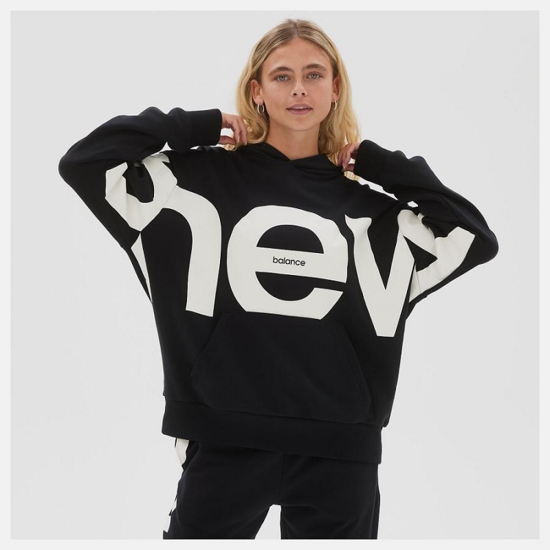 Sudadera con Capucha New Balance Athletics Unisex Out of Bounds Hombre Negras | EC 1310DN