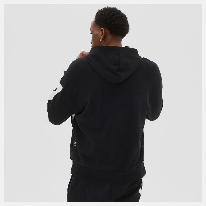 Sudadera con Capucha New Balance Athletics Unisex Out of Bounds Hombre Negras | EC 1310DN