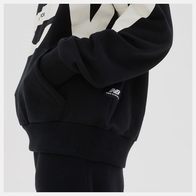 Sudadera con Capucha New Balance Athletics Unisex Out of Bounds Hombre Negras | EC 1310DN