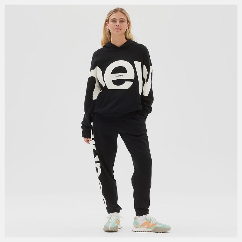 Sudadera con Capucha New Balance Athletics Unisex Out of Bounds Hombre Negras | EC 1310DN