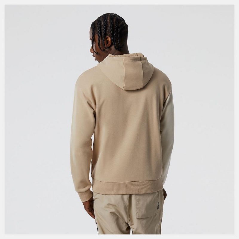 Sudadera con Capucha New Balance Athletics Renew Askew Hombre Beige | EC 1309SO