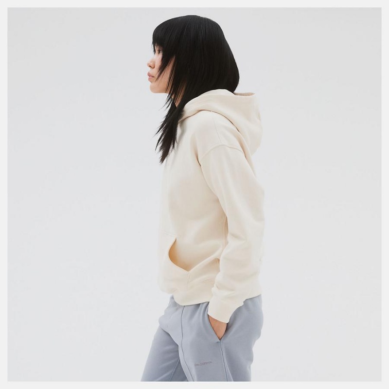 Sudadera con Capucha New Balance Athletics Nature State French Terry Mujer Blancas | EC 2059IS
