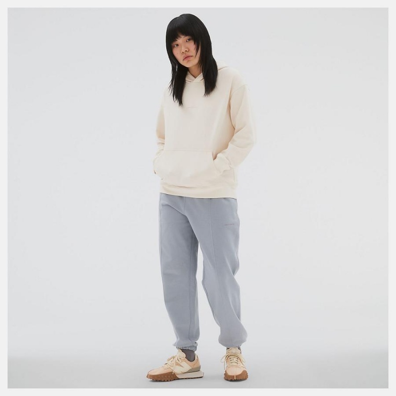 Sudadera con Capucha New Balance Athletics Nature State French Terry Mujer Blancas | EC 2059IS