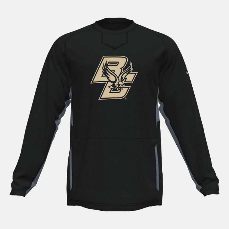 Sudadera con Capucha New Balance Baseball Pullover 2.0(Boston College) Hombre Negras | EC 1313HK