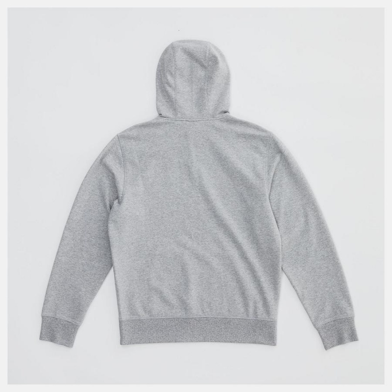 Sudadera con Capucha New Balance Essentials Pullover Hombre Gris | EC 1319CE