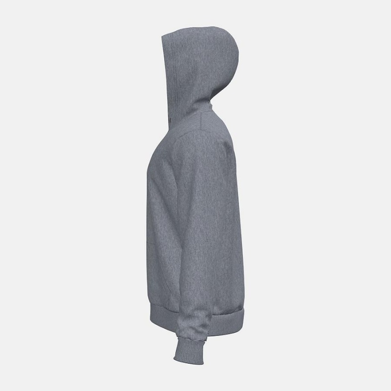 Sudadera con Capucha New Balance Fleece (Boston College) Hombre Gris Oscuro | EC 1324QZ