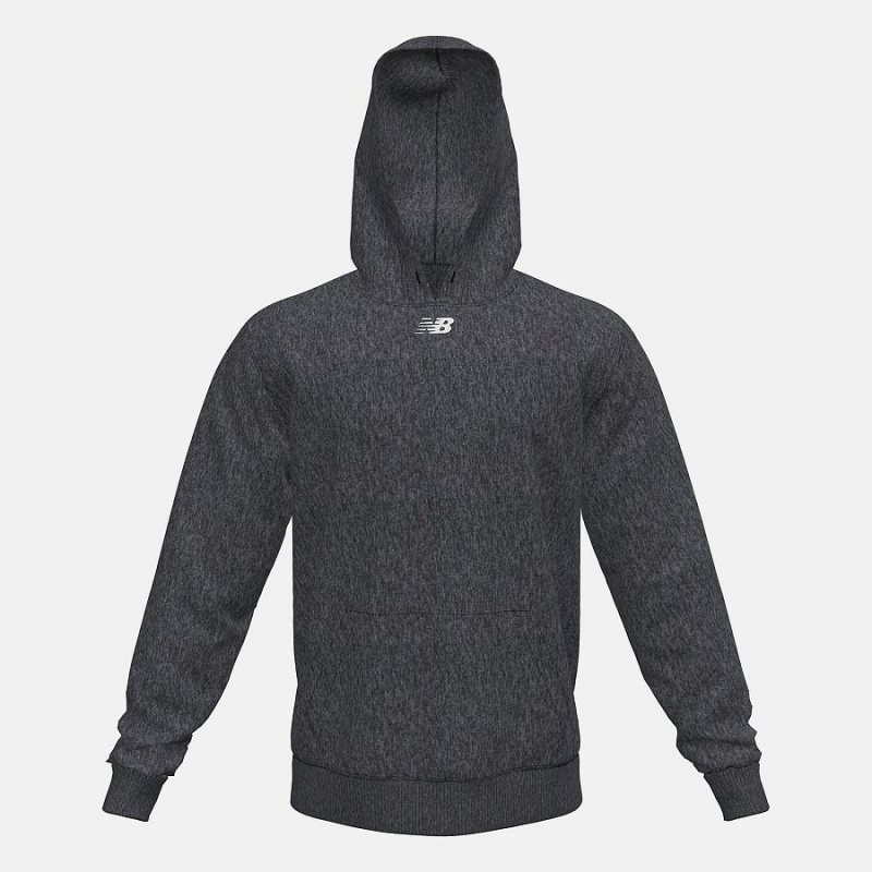 Sudadera con Capucha New Balance Fleece (Boston College) Hombre Negras | EC 1323MA