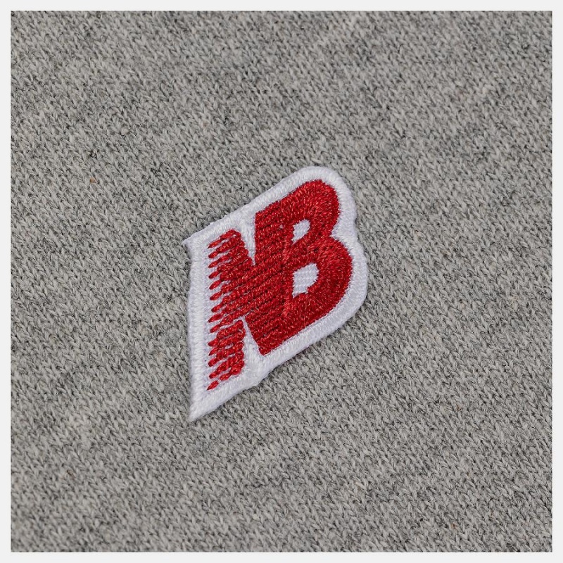 Sudadera con Capucha New Balance MADE in USA Core Crewneck Sweatshirt Hombre Gris | EC 1329YU