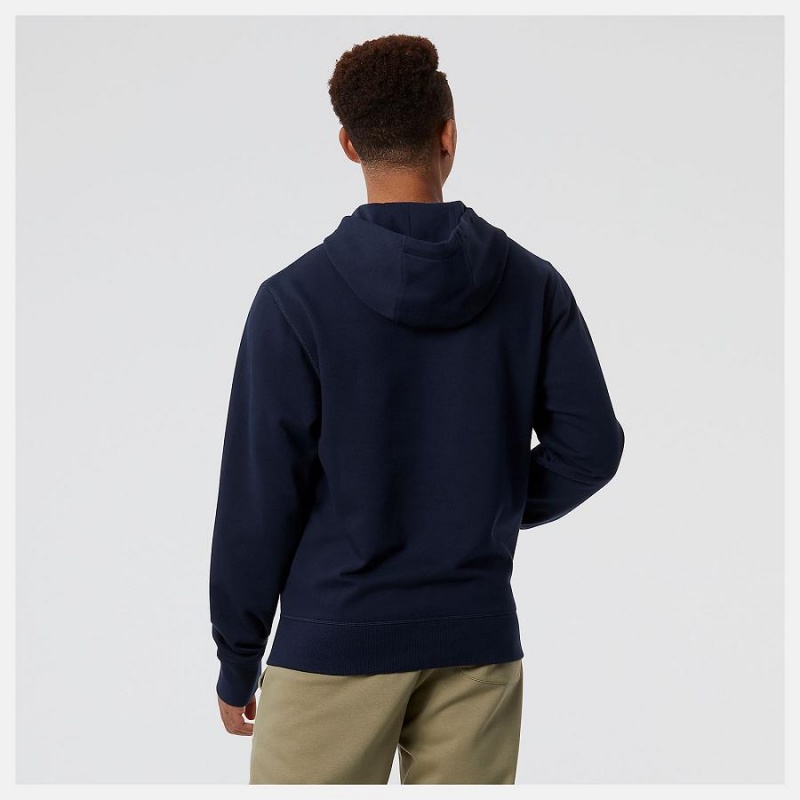 Sudadera con Capucha New Balance NYC Marathon Essentials Pullover Hombre Negras | EC 1330UT