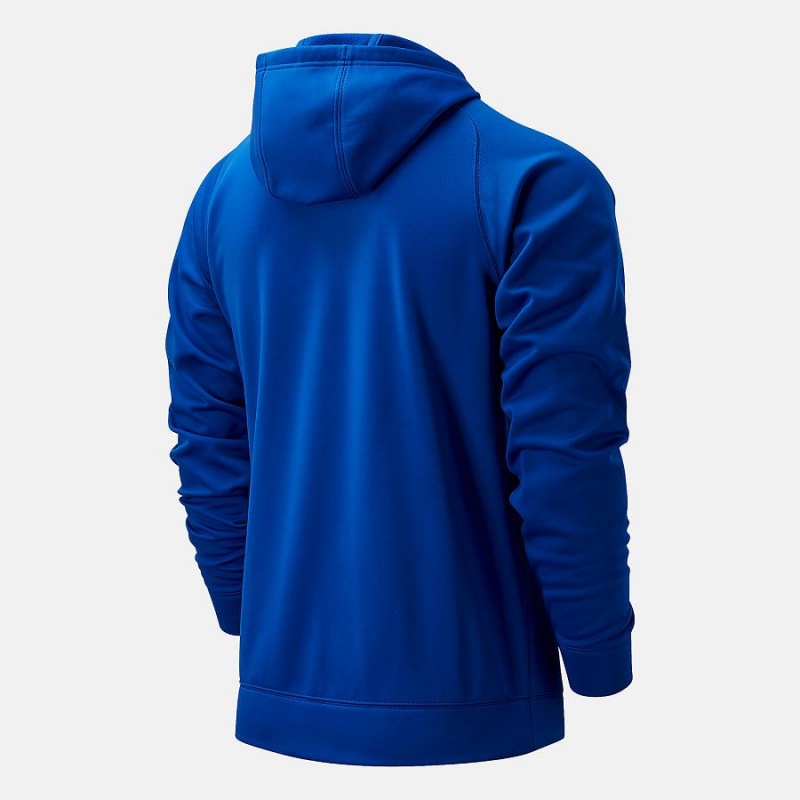 Sudadera con Capucha New Balance Perf Tech Hoody Hombre Azules | EC 1335SO