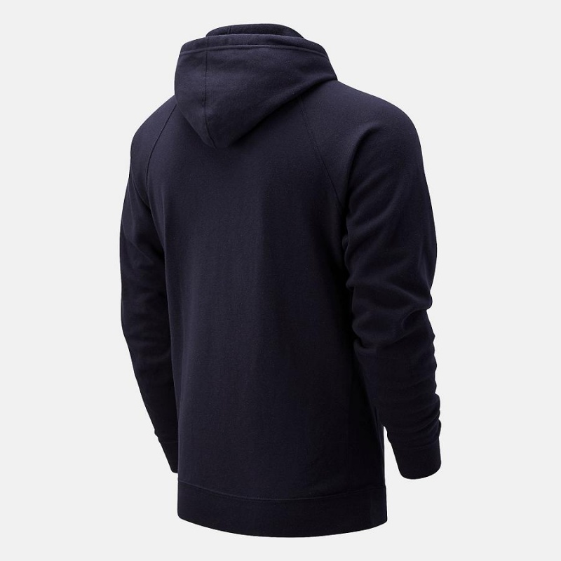 Sudadera con Capucha New Balance RFL Estampadas Hombre Negras | EC 1336DN
