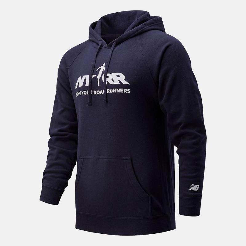 Sudadera con Capucha New Balance RFL Estampadas Hombre Negras | EC 1336DN