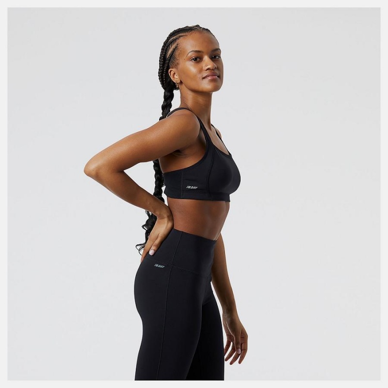 Sujetador Deportivo New Balance Breakthrough Mujer Negras | EC 2162UT