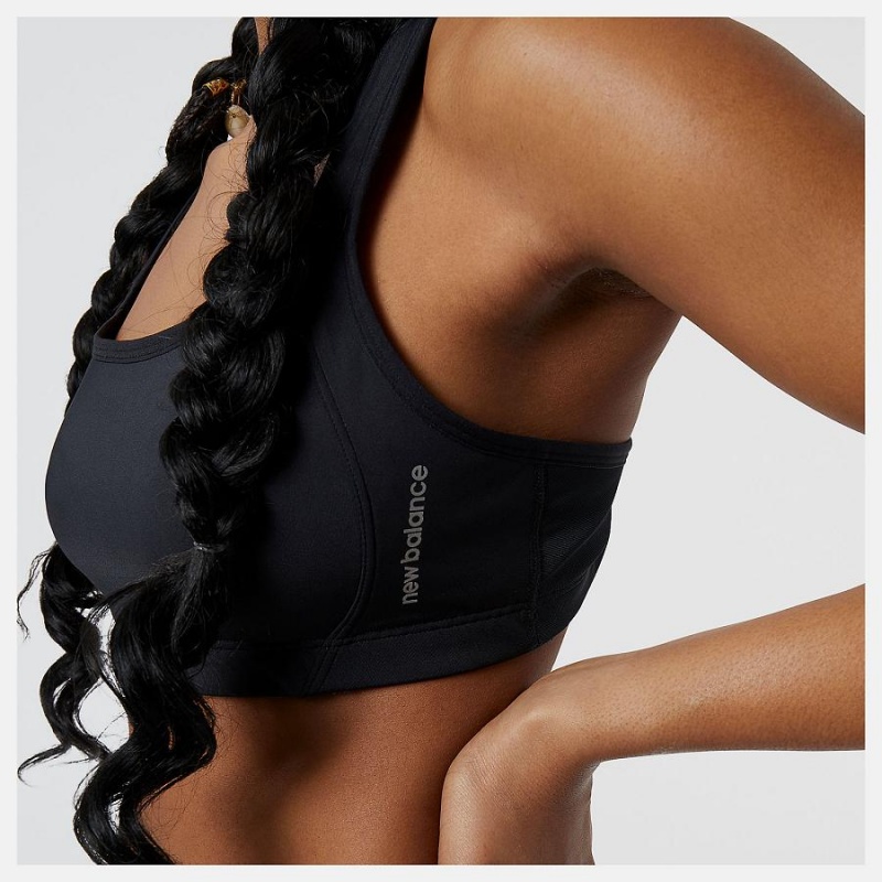 Sujetador Deportivo New Balance Breakthrough Mujer Negras | EC 2162UT