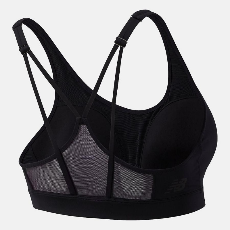 Sujetador Deportivo New Balance Hero 3.0 Mujer Negras | EC 2165PQ