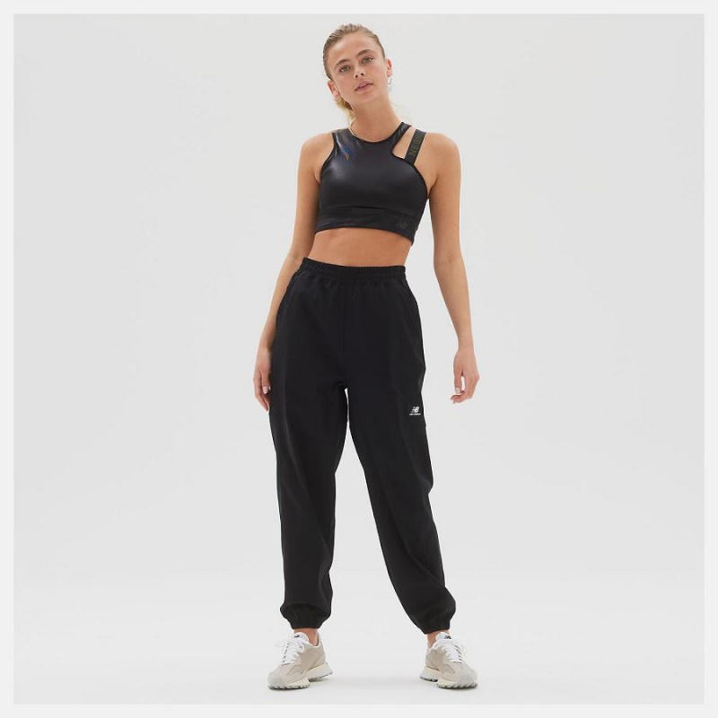 Sujetador Deportivo New Balance NYC Marathon Q Speed Mujer Negras | EC 2166AP