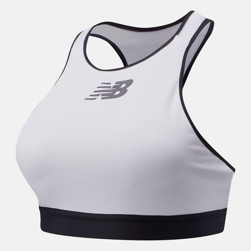 Sujetador Deportivo New Balance Rhythm N Run Mujer Blancas | EC 2171HK