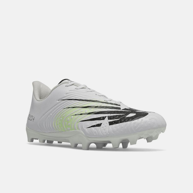 Tacos De Lacrosse New Balance RushV3 Low Hombre Blancas Verde | EC 1878OR
