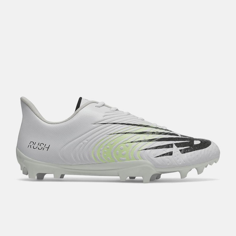 Tacos De Lacrosse New Balance RushV3 Low Hombre Blancas Verde | EC 1878OR