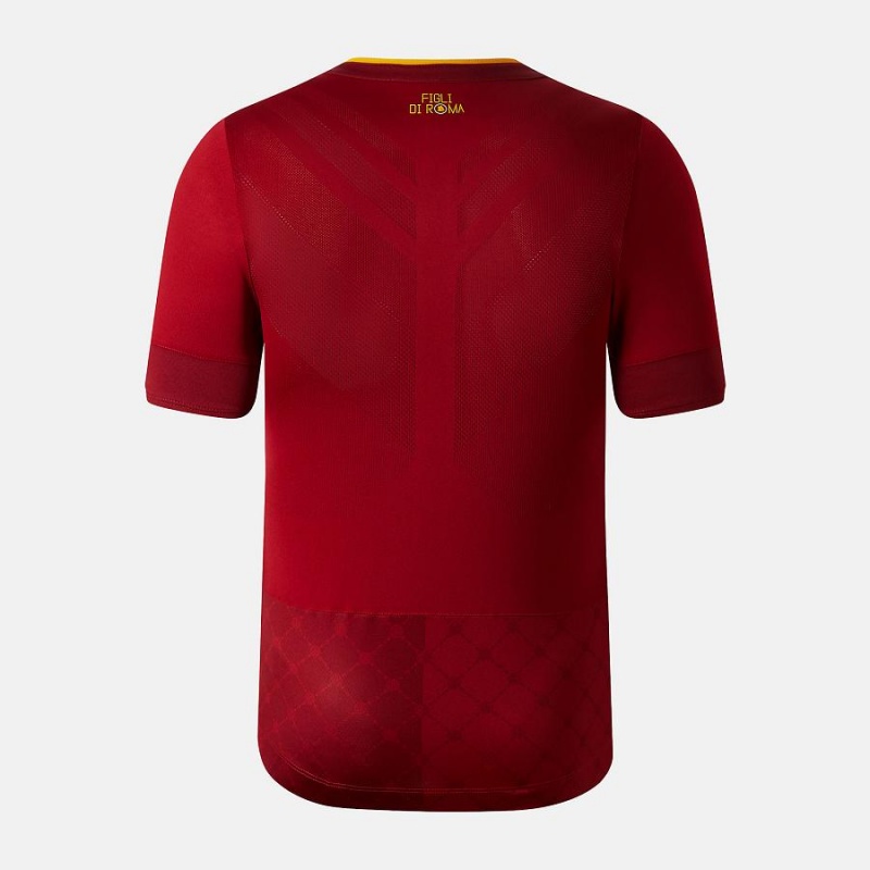 Tops New Balance AS Roma Home Elite Sleeve Jersey Hombre Rojas | EC 1470JJ