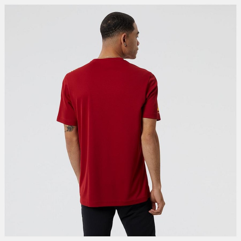 Tops New Balance AS Roma Pre-Game Jersey Hombre Blancas | EC 1473ZG
