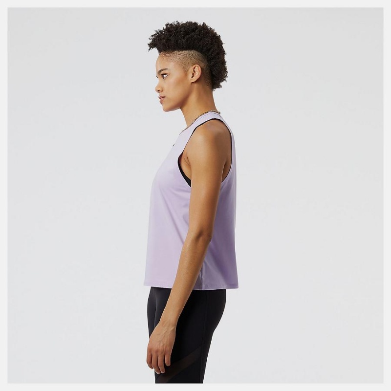 Tops New Balance Achiever Tank Mujer Moradas | EC 2177CE