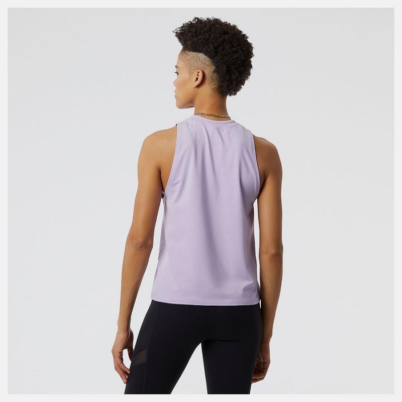 Tops New Balance Achiever Tank Mujer Moradas | EC 2177CE