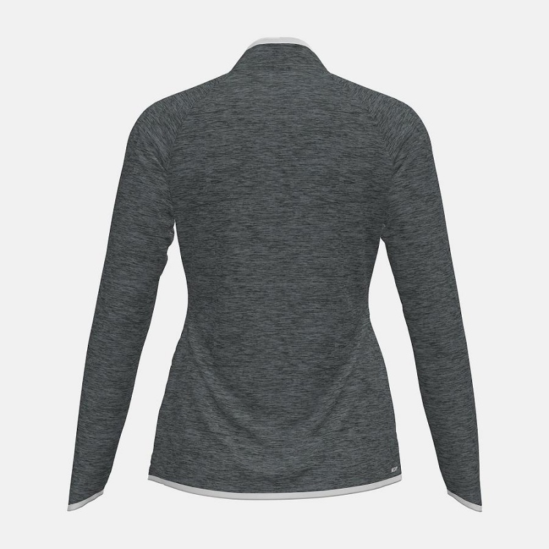 Tops New Balance Athletics Half Zip (Boston College) Mujer Gris | EC 2179BC