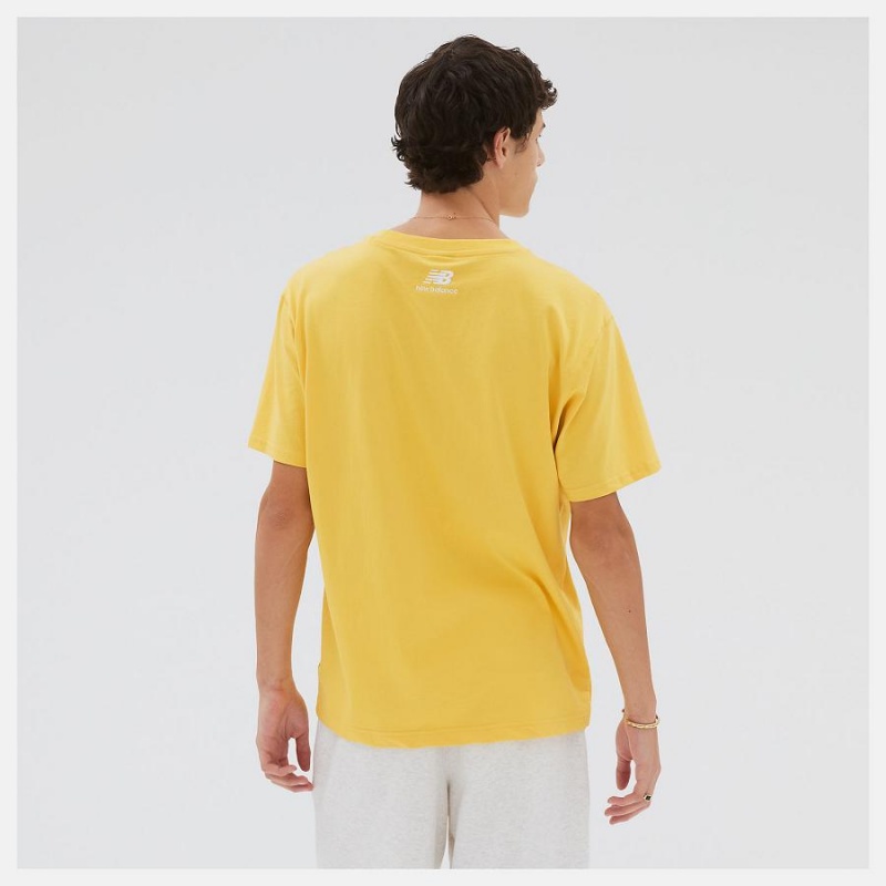 Tops New Balance Athletics Intelligent Choice Hombre Amarillo | EC 1481WY