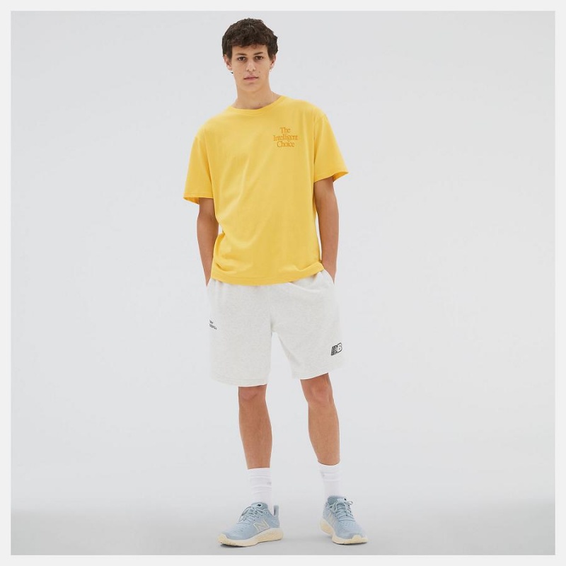 Tops New Balance Athletics Intelligent Choice Hombre Amarillo | EC 1481WY