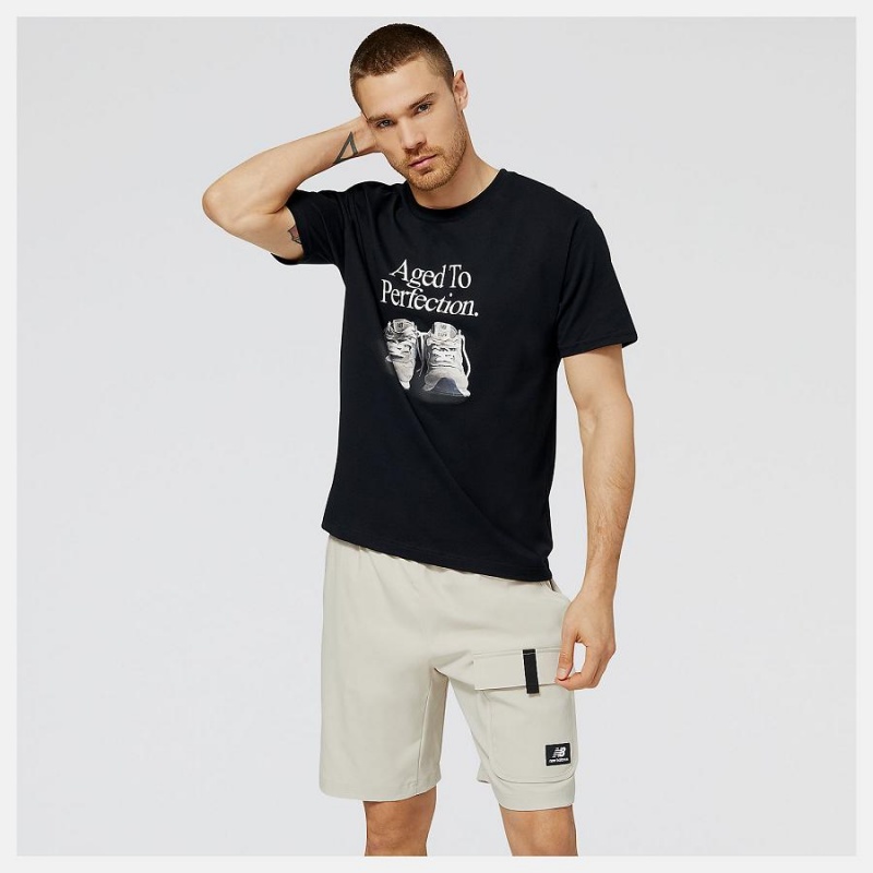 Tops New Balance Athletics Legacies Perfection Hombre Negras | EC 1485YU