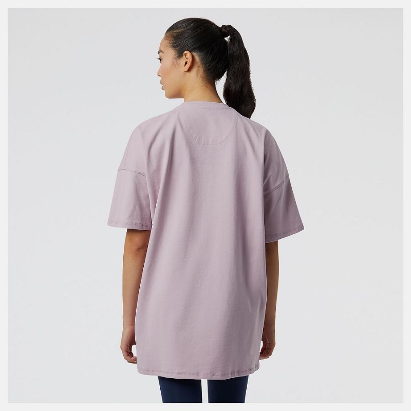 Tops New Balance Athletics Nature State Sleeve Mujer Rosas | EC 2180NB