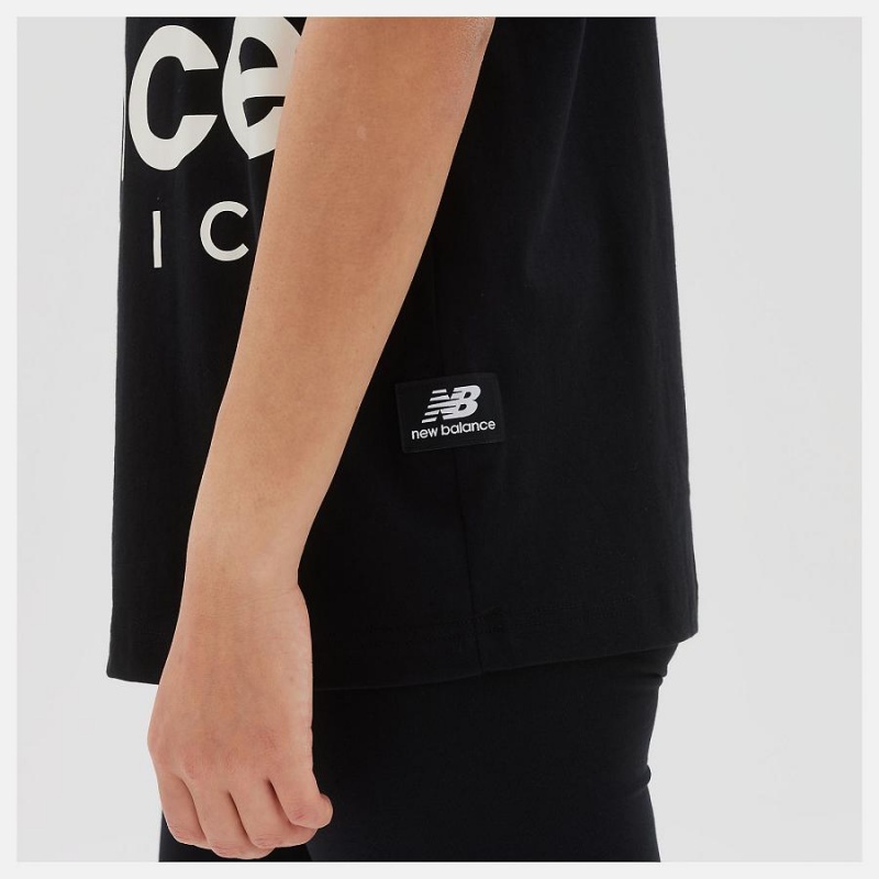 Tops New Balance Athletics Unisex Out of Bounds Hombre Negras Blancas | EC 1491SO