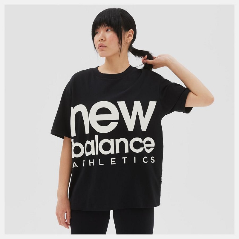 Tops New Balance Athletics Unisex Out of Bounds Hombre Negras Blancas | EC 1491SO