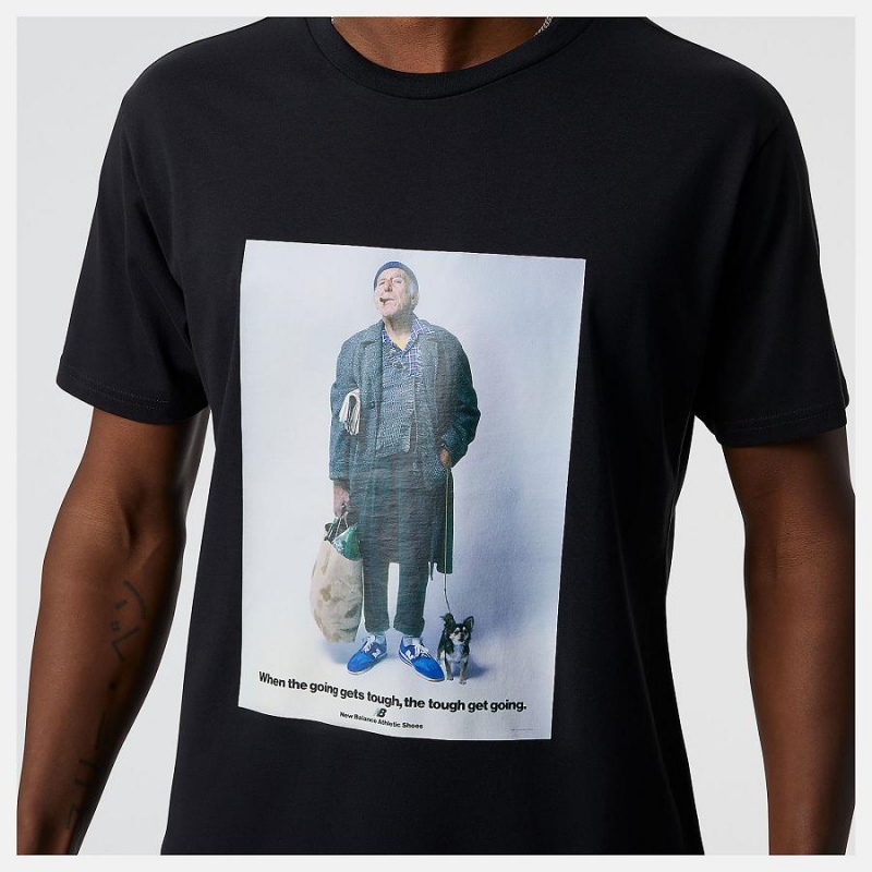 Tops New Balance Essentials Grandpa Hombre Negras | EC 1501CE