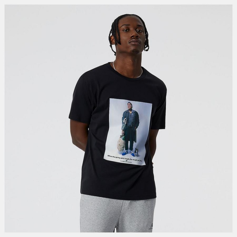 Tops New Balance Essentials Grandpa Hombre Negras | EC 1501CE
