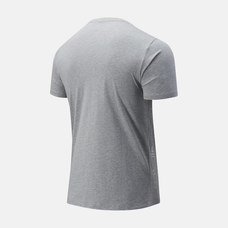 Tops New Balance Essentials Metallic Logo Hombre Blancas | EC 1504NB