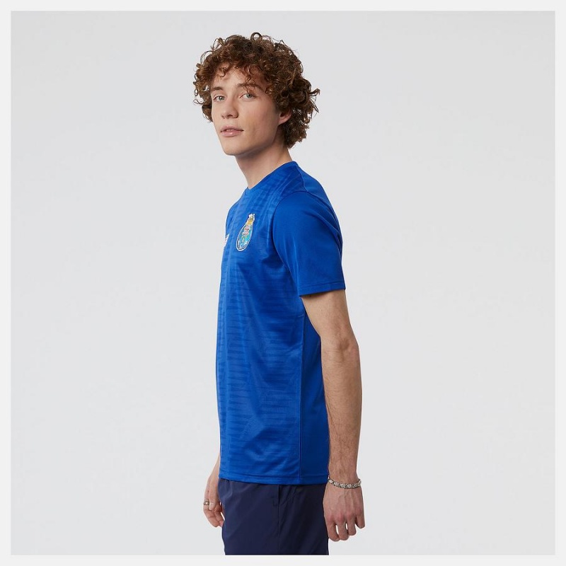 Tops New Balance FC Porto Lightweight Hombre Azules | EC 1511YU