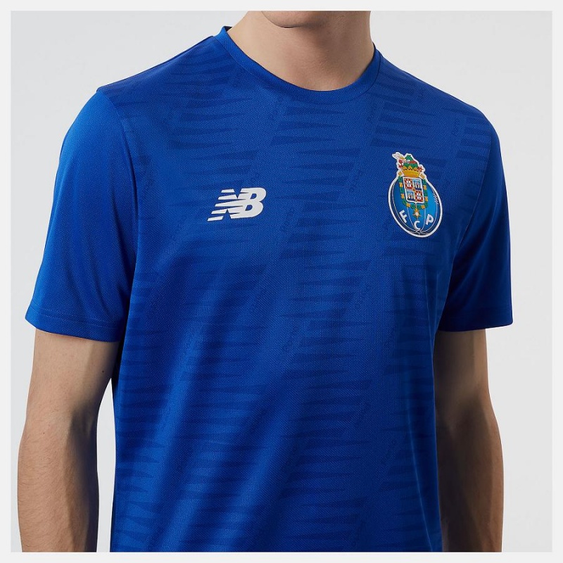 Tops New Balance FC Porto Lightweight Hombre Azules | EC 1511YU