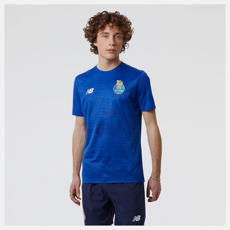 Tops New Balance FC Porto Lightweight Hombre Azules | EC 1511YU