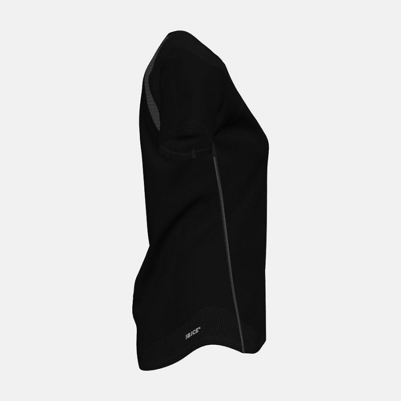 Tops New Balance Impact Run Sleeve Mujer Negras | EC 2192AP