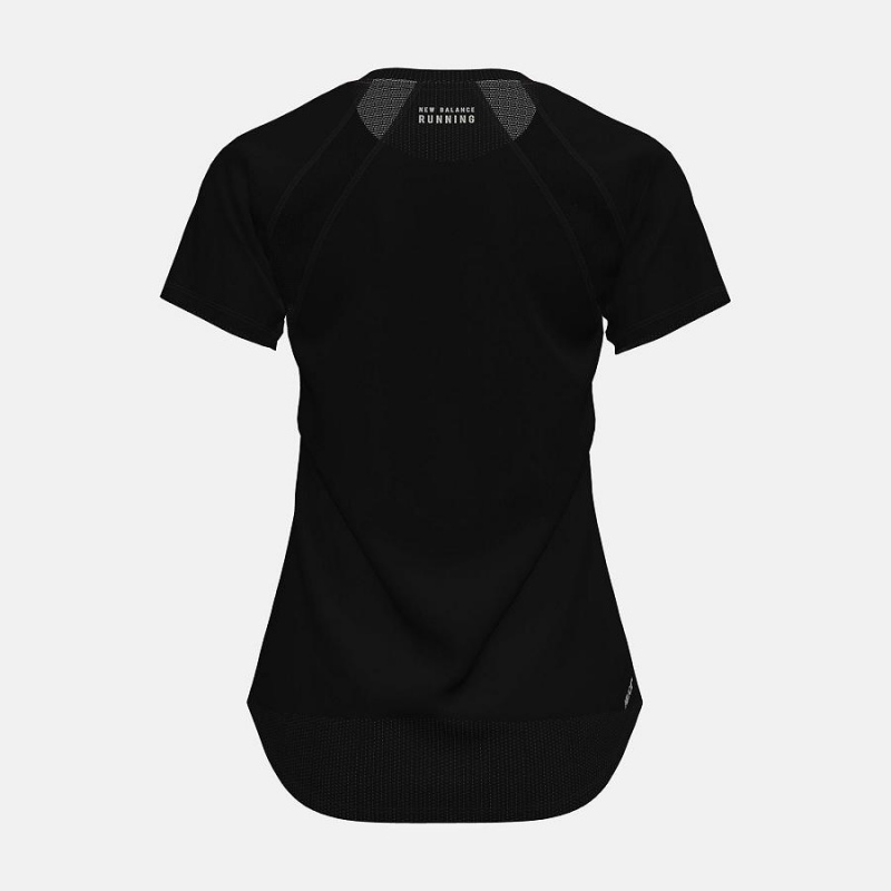 Tops New Balance Impact Run Sleeve Mujer Negras | EC 2192AP