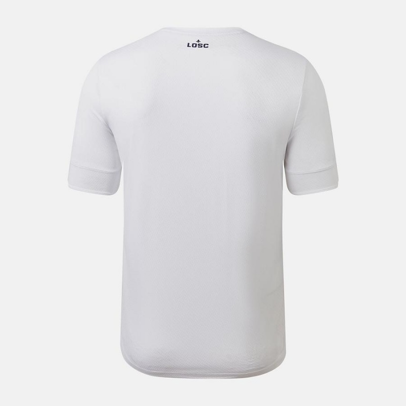 Tops New Balance Lille LOSC Away Sleeve Jersey Hombre Blancas | EC 1521HK