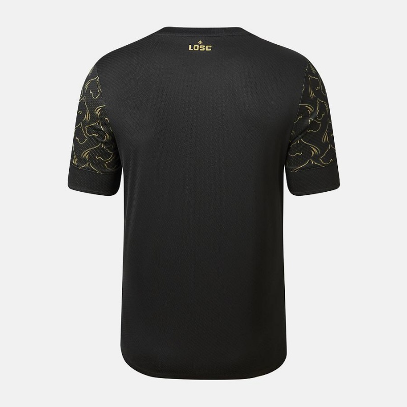 Tops New Balance Lille LOSC Third Sleeve Jersey Hombre Negras | EC 1523KI