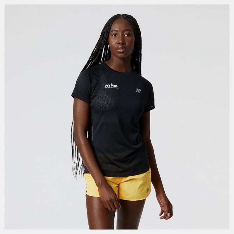 Tops New Balance Run For Life Impact Run Sleeve Mujer Negras | EC 2242OR