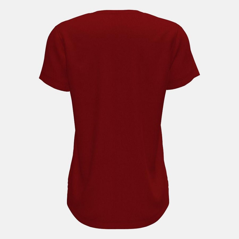 Tops New Balance Short Sleeve Tech(Boston College) Mujer Rojas | EC 2248GL