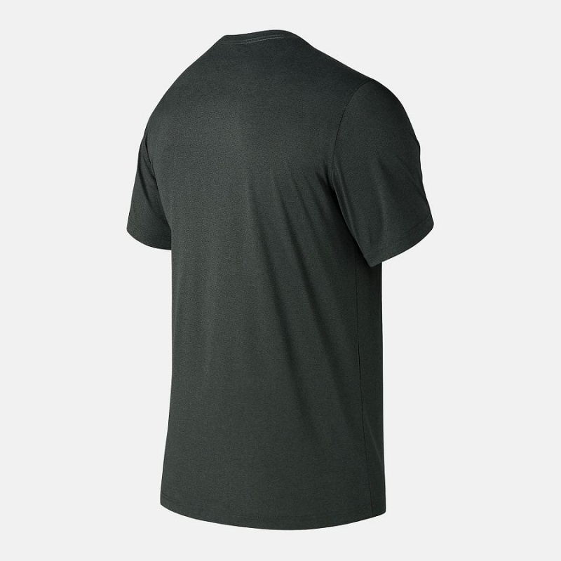 Tops New Balance Short Sleeve Tech(Boston College) Hombre Negras | EC 1576LH